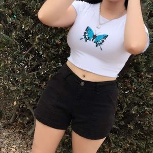 BUTTERFLY CROP TOP